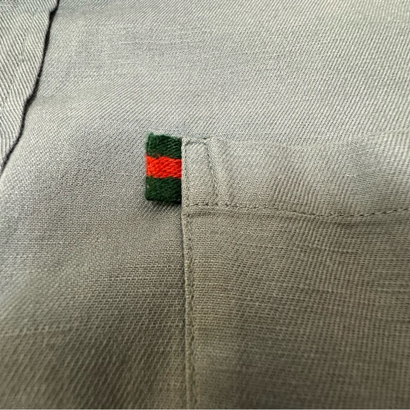 VINTAGE GUCCI  AUTHENTIC Dress shirt men’s XL - Picture 9 of 13